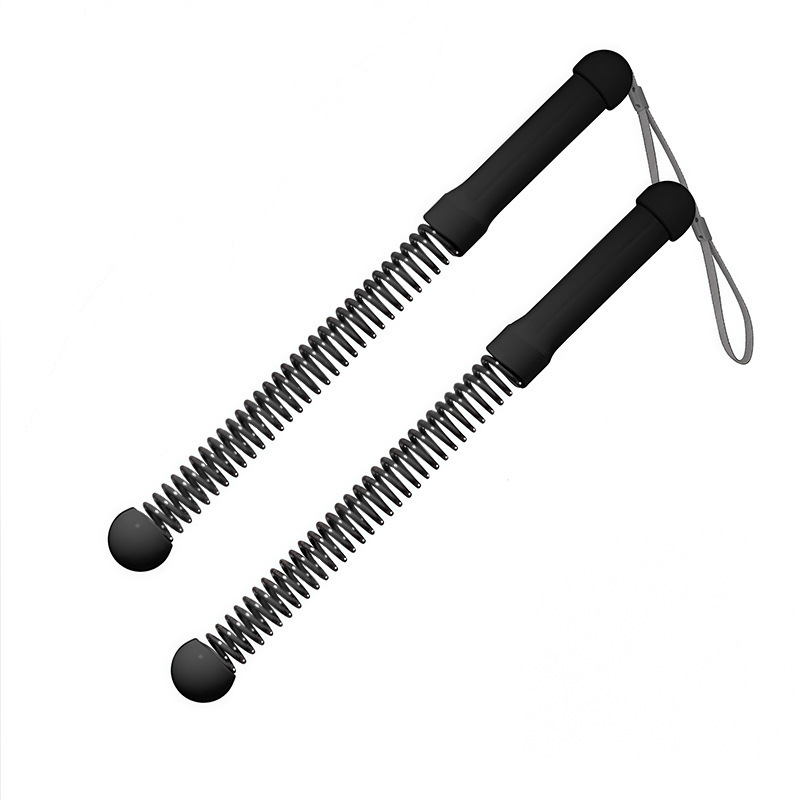 Home Gym Workout - 調整可能な重量コードレスバトルロープ 4mm厚スプリングTPRハンドル 44CM 全身ワークアウトフィットネス機器 ホームジム用