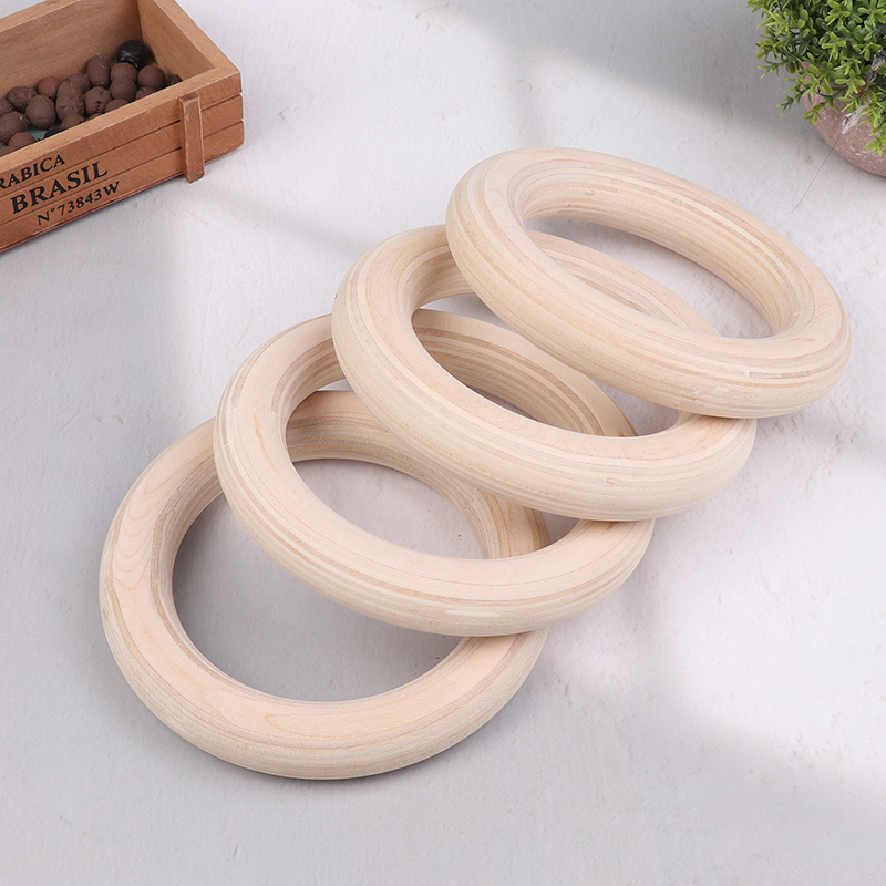 Gymnastic Rings Wooden - 2 ピース/ペアポータブルクロスフィット体操リング木製リングジム肩の強度ホームフィットネストレーニング体操リング