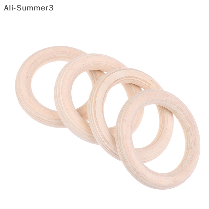 Gymnastic Rings Wooden - 2 ピース/ペア木製リングポータブルクロスフィット体操リングジム肩の強さホームフィットネストレーニング体操リング