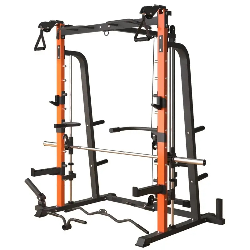 Home Gym Weight Machine - 工場人気のスミスマシン、業務用パワーケージスクワットラック、ケーブルクロスオーバートレーナー、ガントリーラック筋力トレーニング