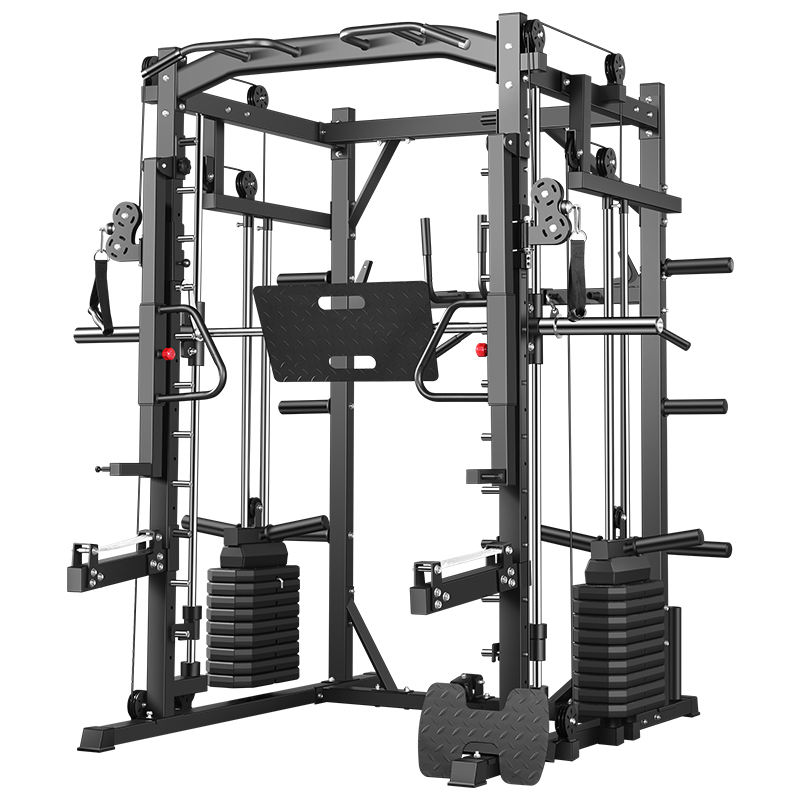 Home Gym Weight Machine - スミスマシン総合トレーニングパワーラックプロフェッショナル多機能フィットネス機器エクササイズ多機能