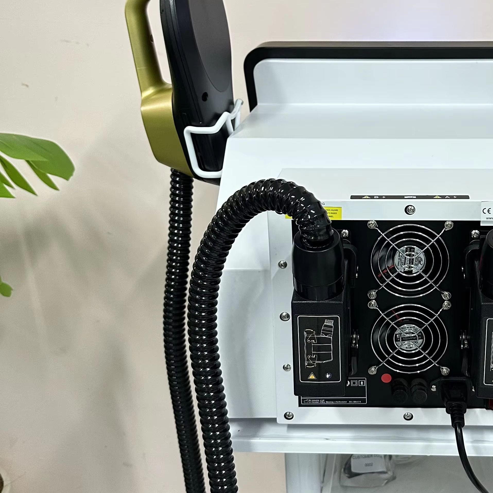 Home Gym Weight Machine - MYOslim筋肉フィットネス彫刻マシン痩身EMS脂肪除去減量刺激美容サロン機器（2つのハンドル付き）