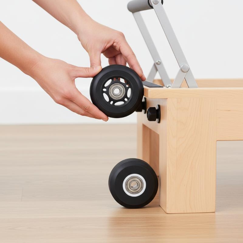 Home Gym Workout - ピラティスリフォーマーホイール、ピラティスコアベッドパーツサイレントローラーベアリングホイール、家庭用ワークアウトジムフィットネスエクササイズ機器用
