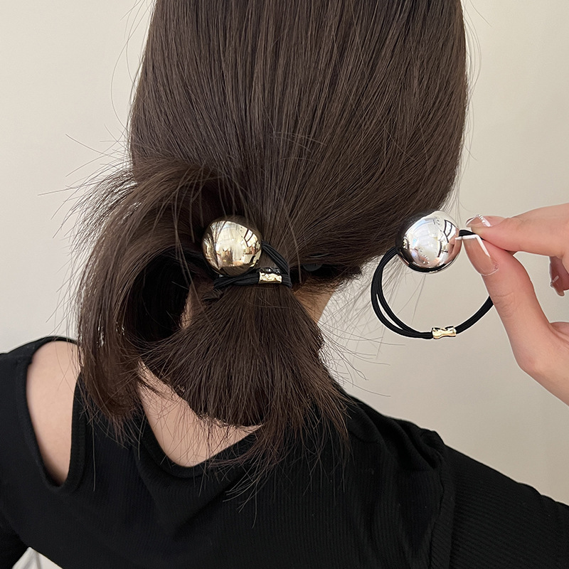 メタルボールヘアリング、後頭部用ゴムバンド（女性用）、極厚ヘ - Home Gym Aesthetic のレビューと価格