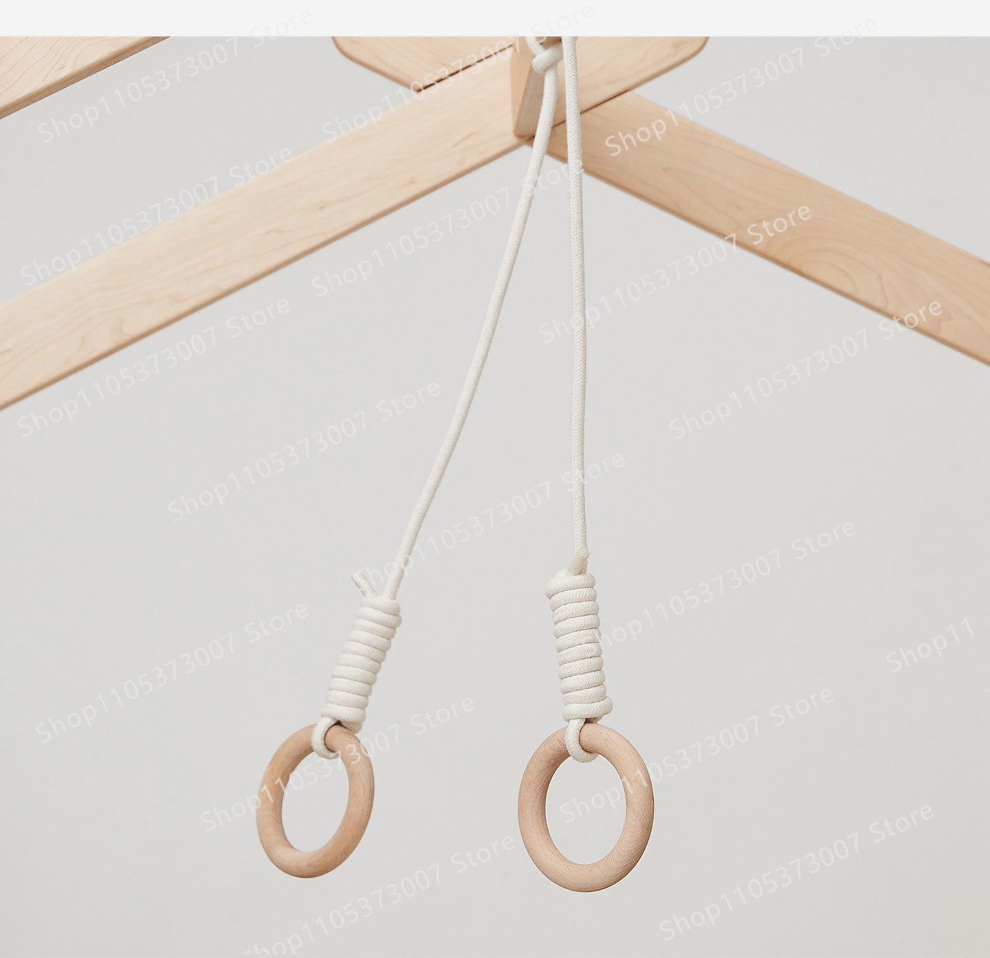 ベッド吊り下げリング、ホームトレーニング、フィットネス体操、 - Gymnastic Rings Wooden のレビューと価格