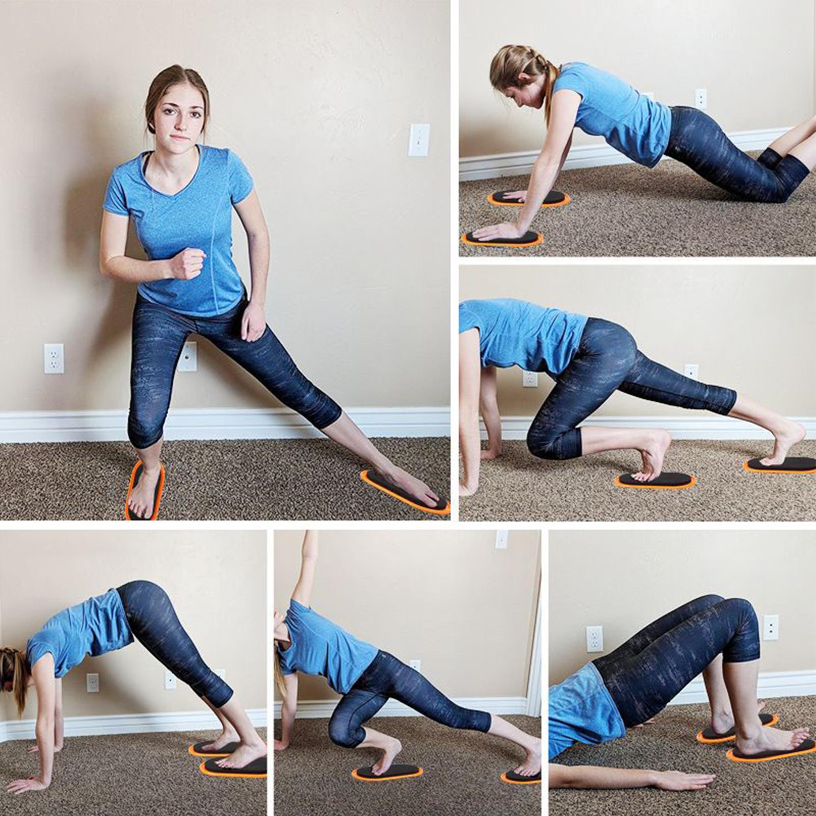 ワークアウトスライダーディスク楕円形フィットネススライディン - Home Gym Workout のレビューと価格