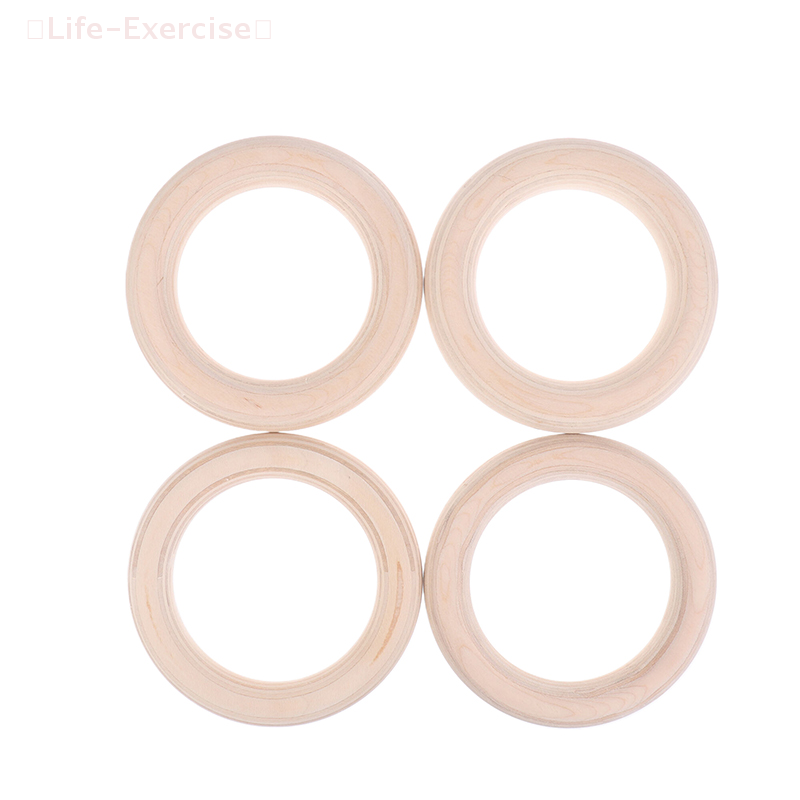2 ピース/ペア木製リングポータブルクロスフィット体操リング - Gymnastic Rings Wooden のレビューと価格