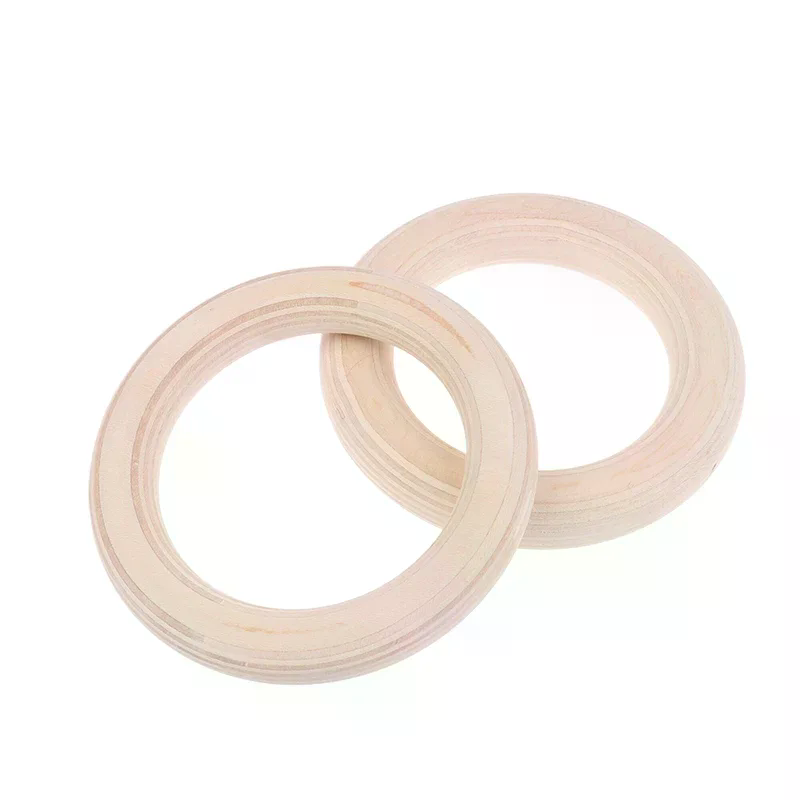 2 ピース/ペア木製リングポータブルクロスフィット体操リング - Gymnastic Rings Wooden のレビューと価格