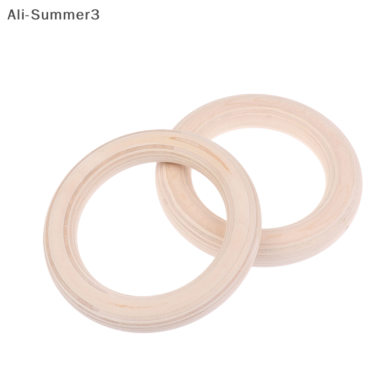 2 ピース/ペア木製リングポータブルクロスフィット体操リング - Gymnastic Rings Wooden のレビューと価格