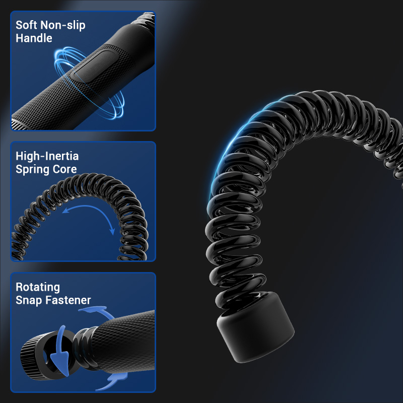 UMAY ロープレスバトルロープ、低騒音抵抗エクササイズロー - Home Gym Workout のレビューと価格