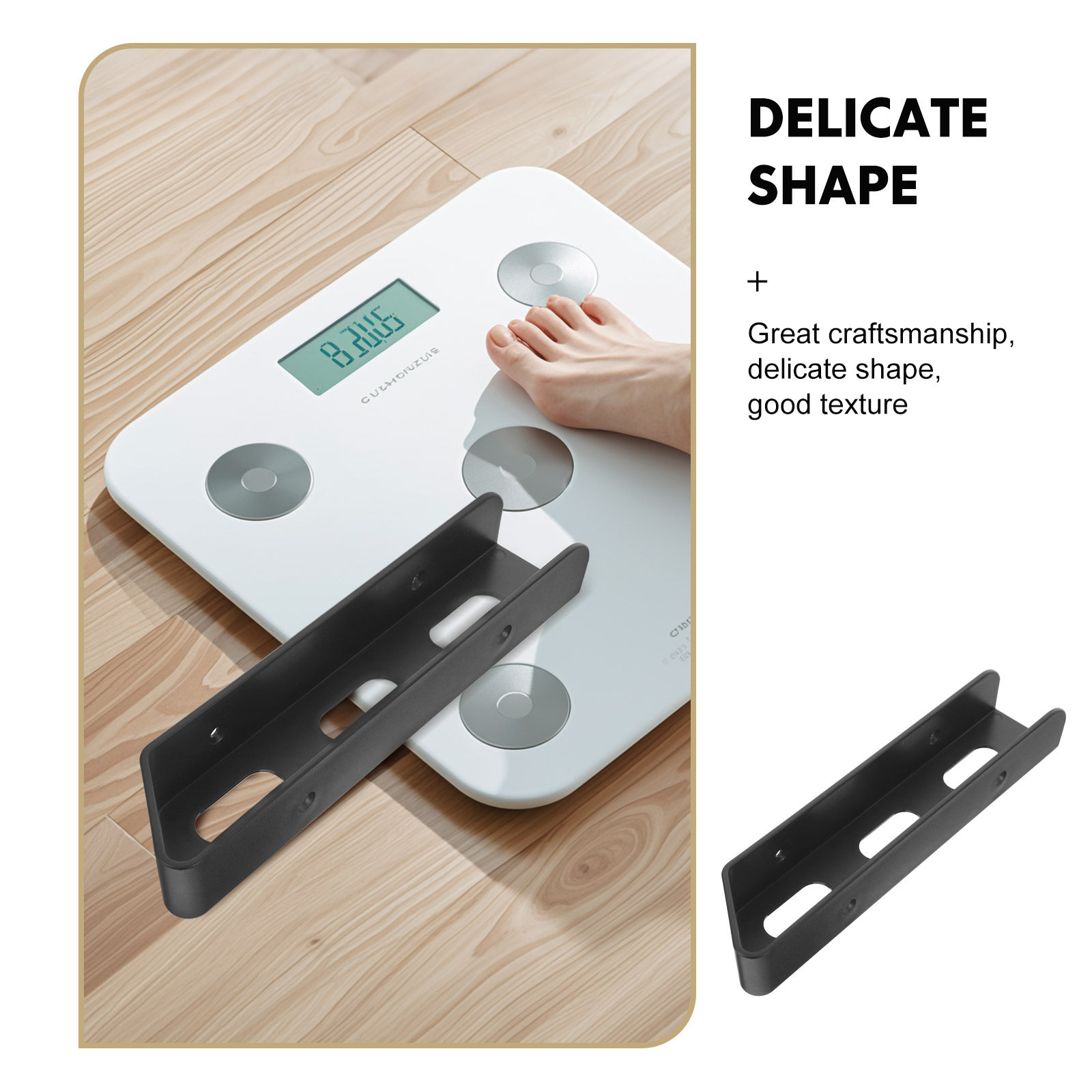 壁掛け式体重計ホルダー1セット 省スペース デジタル体重計収 - Home Gym Installation のレビューと価格