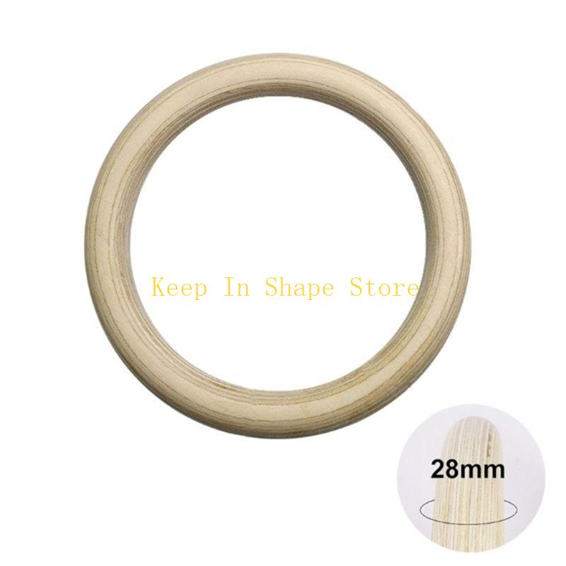 U1JC 1 個フィットネス高耐久ジムトレーニングリング機器 - Gymnastic Rings Wooden のレビューと価格