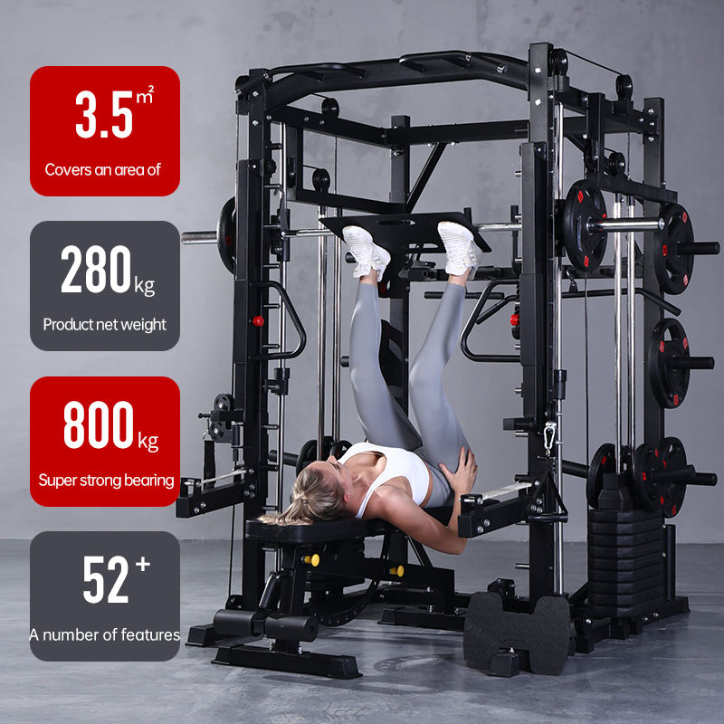 スミスマシン総合トレーニングパワーラックプロフェッショナル多 - Home Gym Weight Machine のレビューと価格