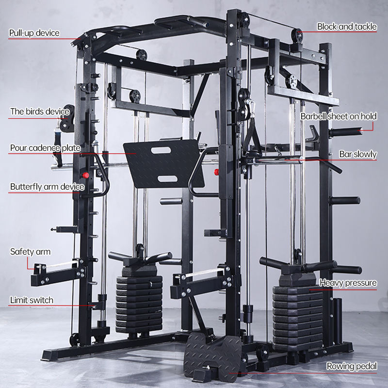 スミスマシン総合トレーニングパワーラックプロフェッショナル多 - Home Gym Weight Machine のレビューと価格
