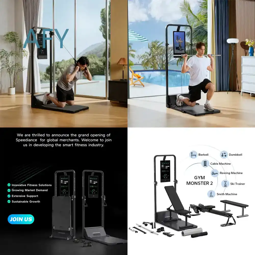 スピードアンス オールインワン ジム フィットネス機器 家庭 - Home Gym Installation のレビューと価格