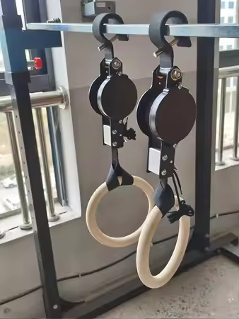 バーチフィットネスリング 高耐荷重調整可能 ホーム体操器具  - Gymnastic Rings Wooden のレビューと価格