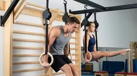 バーチフィットネスリング 高耐荷重調整可能 ホーム体操器具  - Gymnastic Rings Wooden のレビューと価格