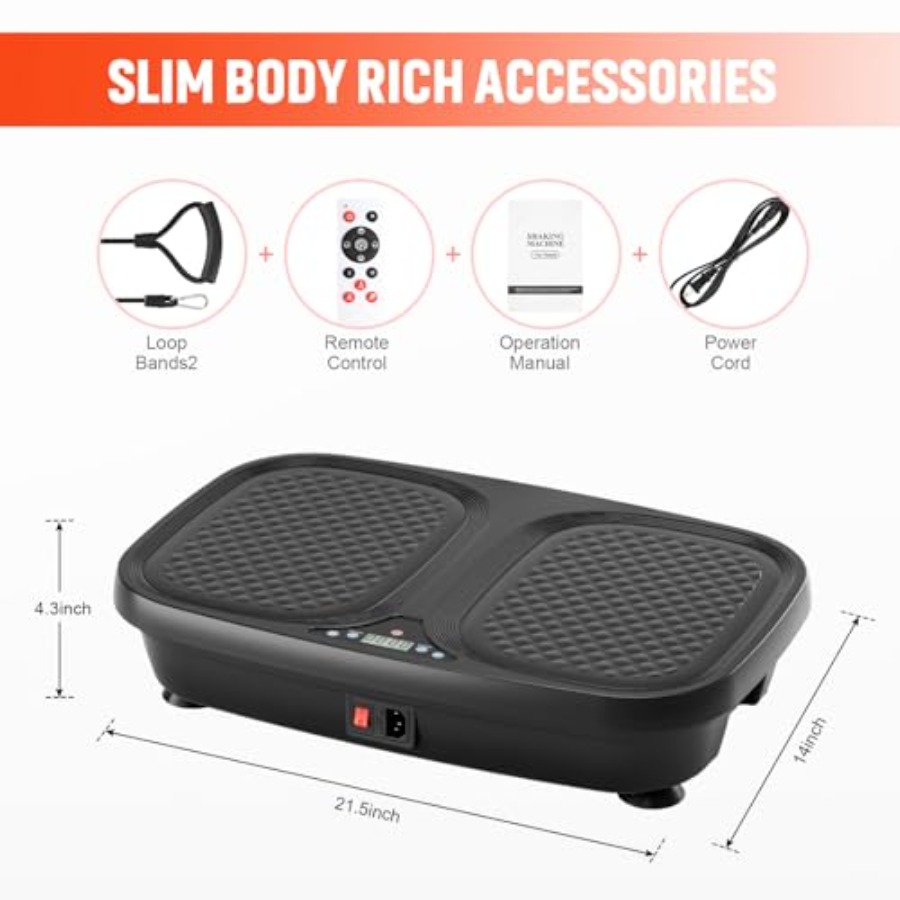 家庭用ジムカーディオフィットネス用振動マシン、スチール製、黒 - Home Gym Weight Machine のレビューと価格