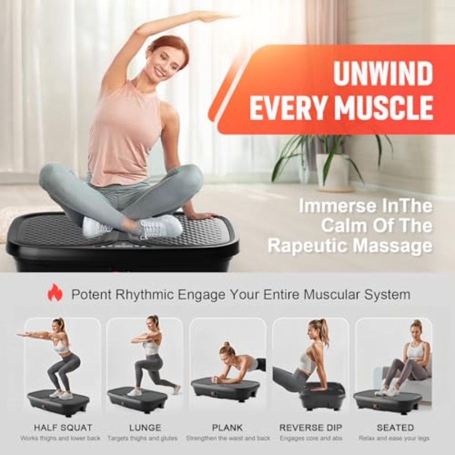 家庭用ジムカーディオフィットネス用振動マシン、スチール製、黒 - Home Gym Weight Machine のレビューと価格