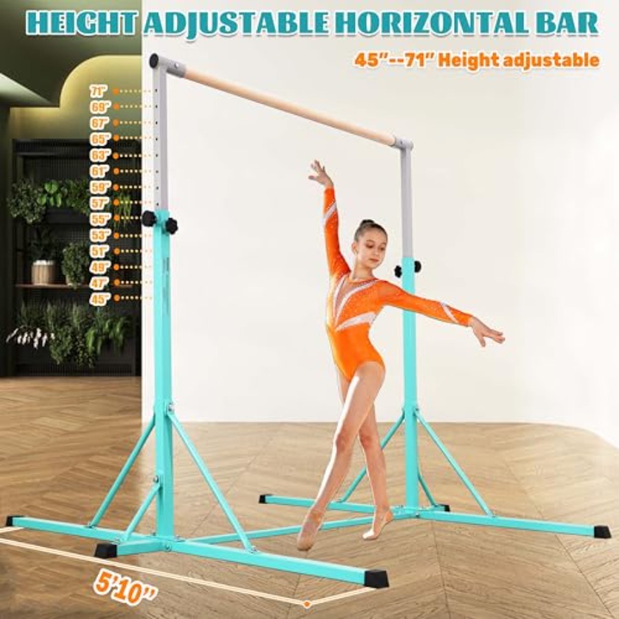 ホームジムトレーニング用体操バー、ブナ材被覆グラスファイバー - Gymnastic Rings Wooden のレビューと価格
