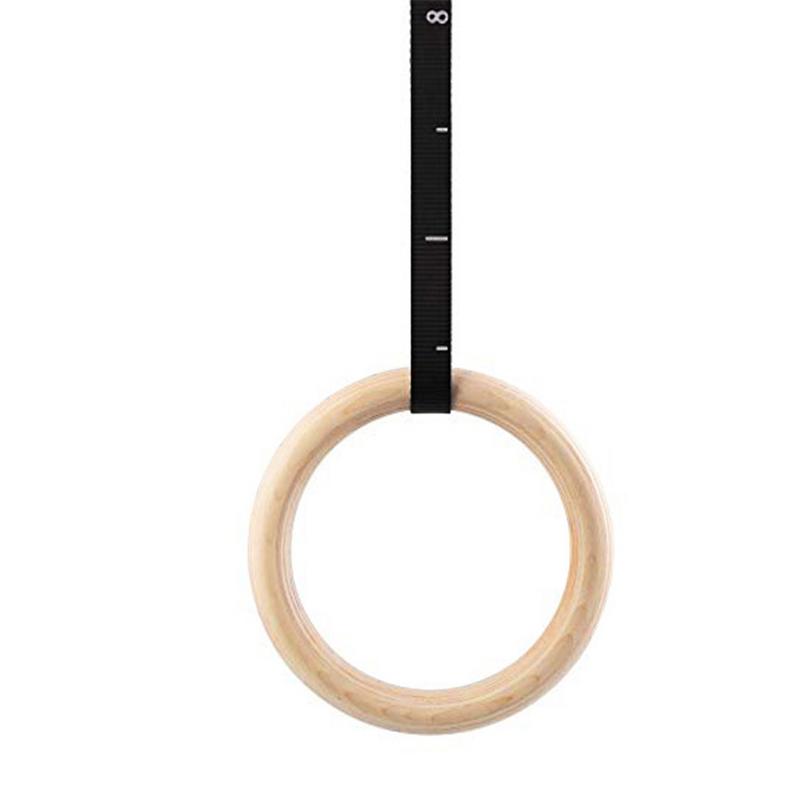 ホームフィットネスエクササイズ用の調整可能なストラップ,オプ - Gymnastic Rings Wooden のレビューと価格