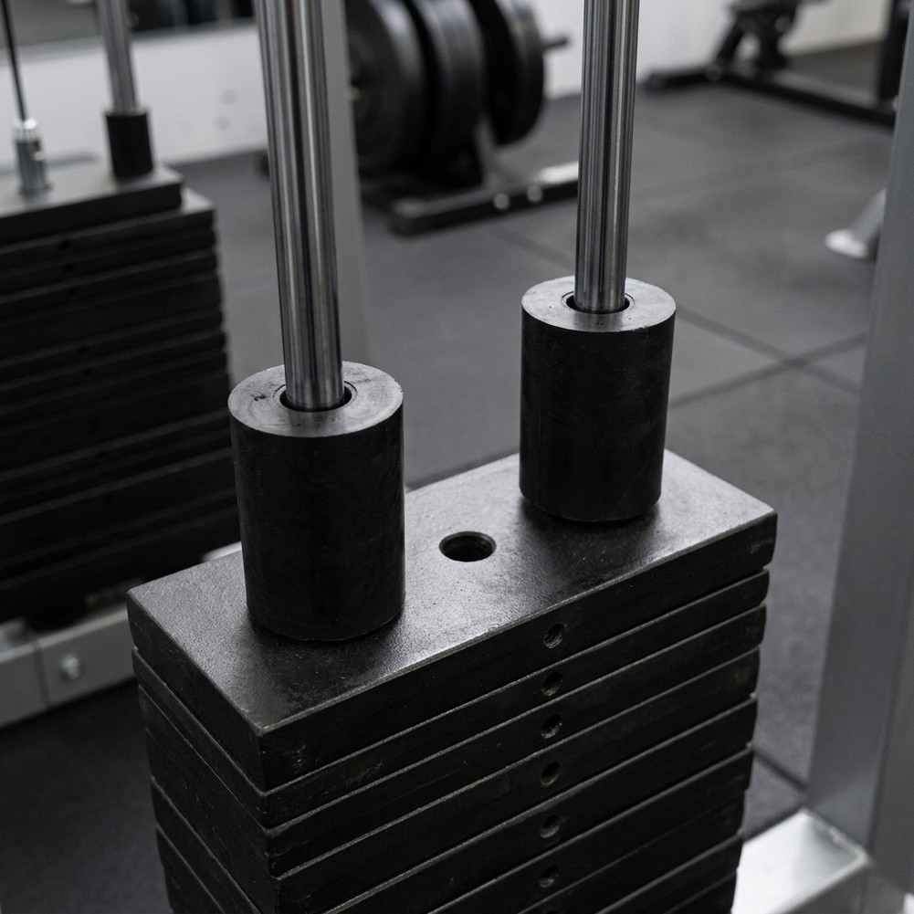 20mmゴムスリーブ2個セット、ウェイトスタックガイドロッド - Home Gym Weight Machine のレビューと価格