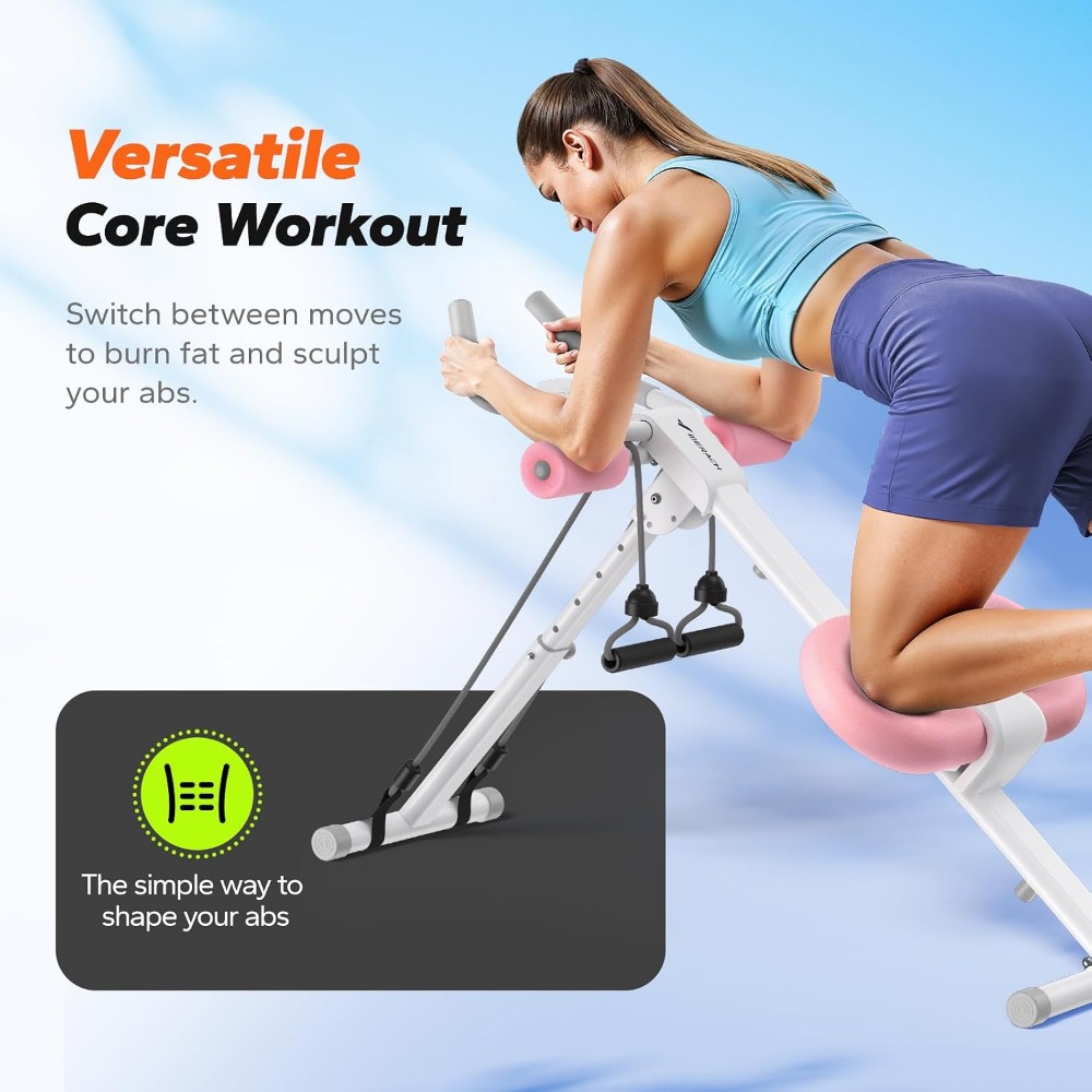 家庭用ジム向け調整可能な腹筋トレーナーマシン - 折りたたみ - Home Gym Workout のレビューと価格