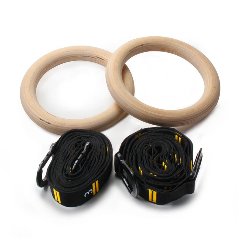 28mm 32mm プルアップ体操リング 吊り下げ式滑り止め - Gymnastic Rings Wooden のレビューと価格
