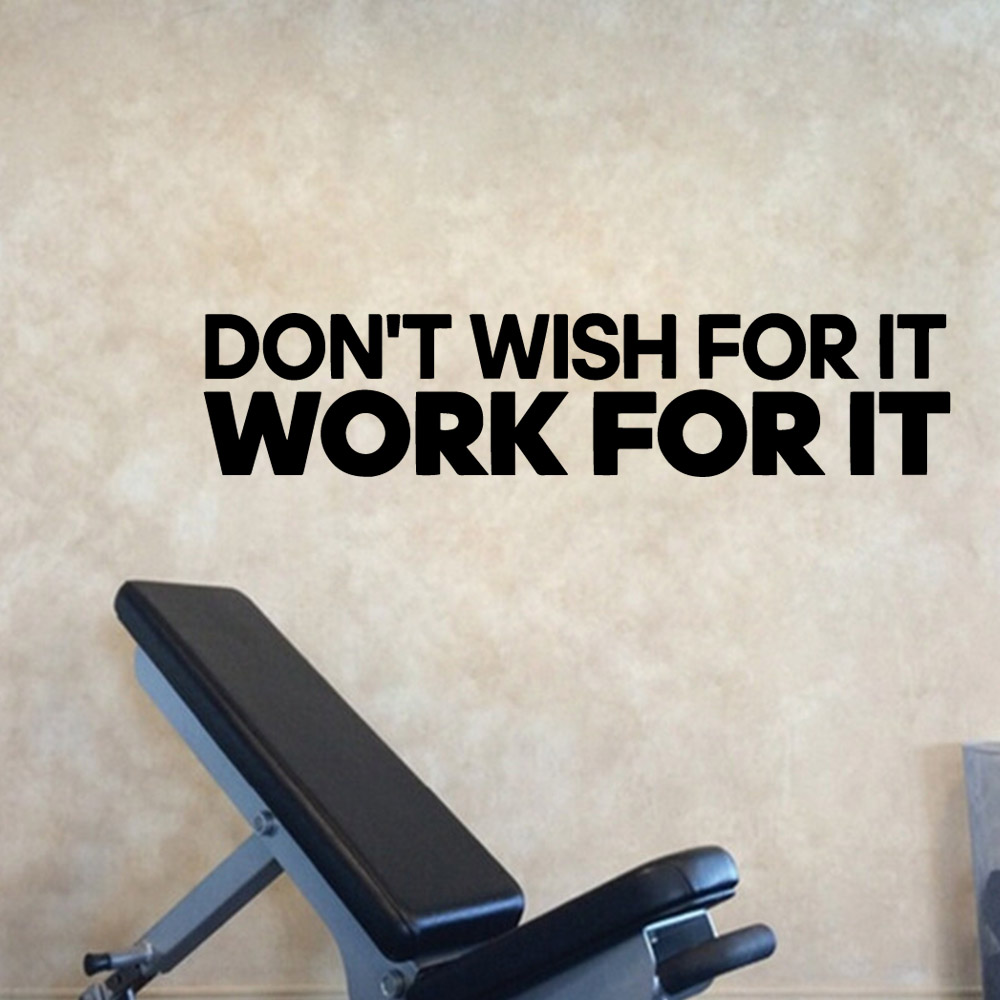 ドロップシッピングジム壁アートデカール装飾ファッションステッ - Home Gym Aesthetic のレビューと価格